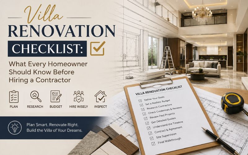 Villa Renovation Checklist